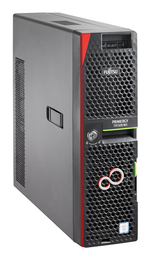 Fujitsu PRIMERGY TX1320 M3 | Xeon E3-1270 v6 | 32 GB RAM | 512 GB SSD