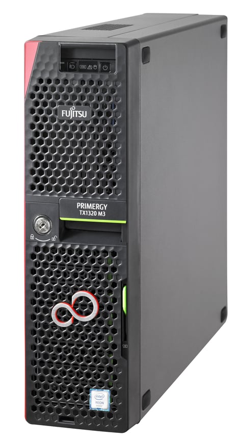 Fujitsu PRIMERGY TX1320 M3 | Xeon E3-1270 v6 | 16 GB RAM | 512 GB SSD